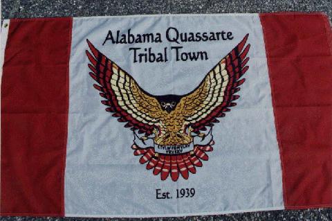 Alabama Quassarte tribal flag