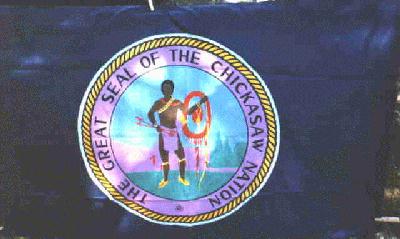 Chickasaw tribal flag