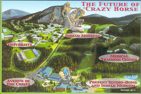 Future vision of Crazy Horse Memorial