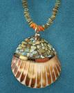 Santo Domingo shell inlay jewelry