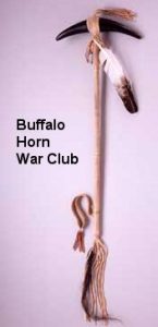 buffalo horn war club