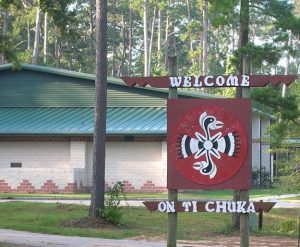 Alabama-Coushatta Tribe of Texas entrance sign