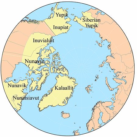 Eskimo culture map