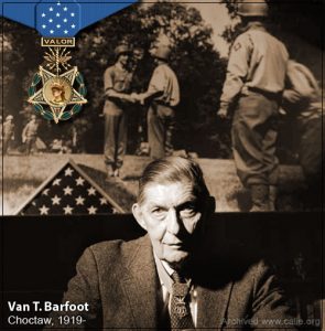 Van T. Barfoot, Choctaw receipient of the Medal of Honor