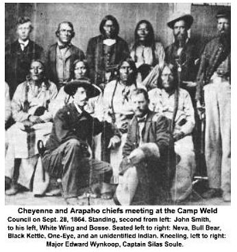 Chief Black Kettle and the Arapaho chiefs