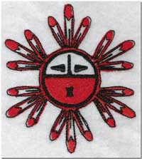 Hopi Kachina Sun Symbol