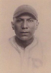 Moses Yellowhorse during his early baseball career