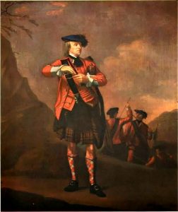 A Pinch of Snuff, Delacour, c.1760. Depicting Malcolm MacPherson of Phoness who, at the age of 67 joined the 78th Foot as a Gentleman Volunteer. MacPherson distinguished himself at the Battle of Quebec in 1759 and the following year was presented to King George II.